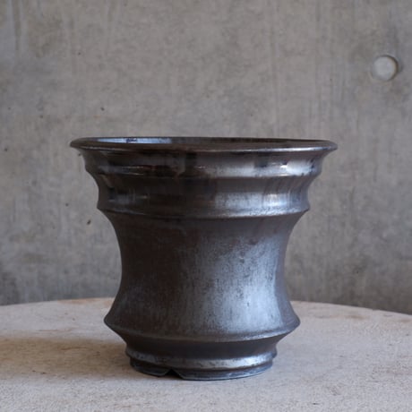 Φ18.2×h16㎝ 燻(brown) pot  H966
