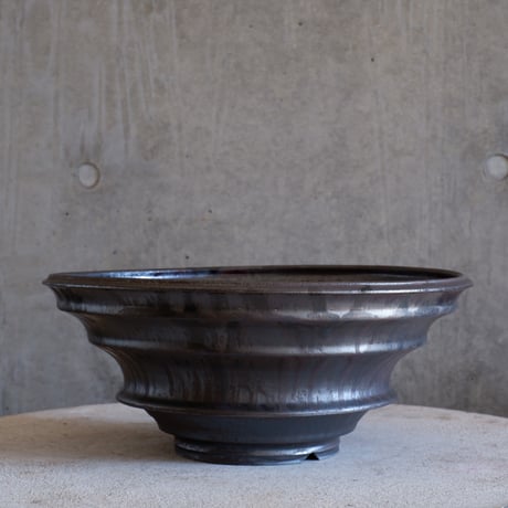 Φ31×h13.3㎝ 燻(brown) pot  H961