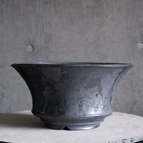 Φ33(in30.7)×h17.5㎝  鉄彩pot  H954