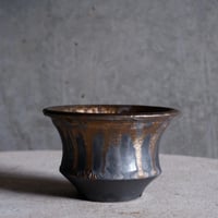 Φ10.8×h7.2㎝  燻bronze pot  H786