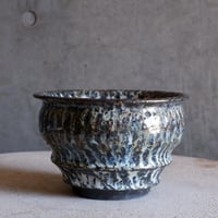 Φ17.8(in14.3)×h11.3㎝  鉄釉彩pot  H796