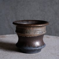 Φ12.3×h10.2㎝  matte verdigris pot  H611