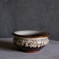 Φ14.5(in10.6)×h7㎝  琥珀beige pot  H579