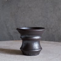 Φ9.7×h8.8㎝ 燻(brown) pot  H974