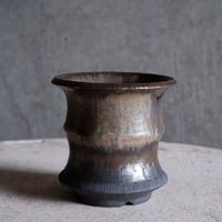 Φ11.3×h11.3㎝  matte verdigris pot  H610