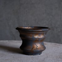 Φ10×h7.8㎝  bronze鉄彩 pot  H732