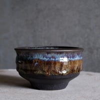Φ12(in10)×h6.8㎝ coral verdigris pot  H668