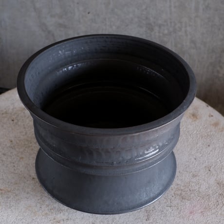 Φ24.3(in22.3)×h20㎝ 燻 pot  H975