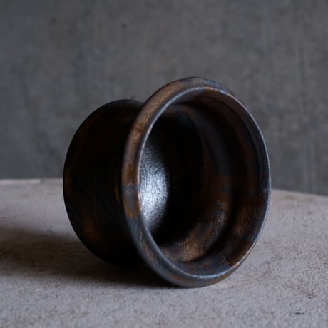 Φ10×h7.5㎝  bronze鉄彩 pot  H730