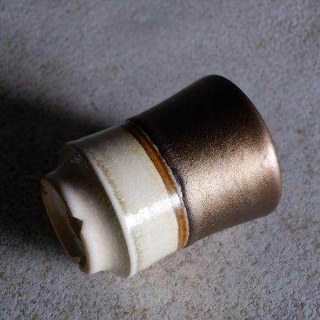 Φ8.2×h10.5㎝ titan bronze pot  H662