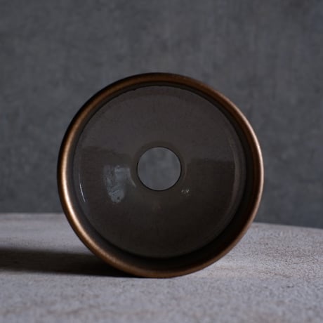 Φ10×h8㎝ titan bronze pot  H656