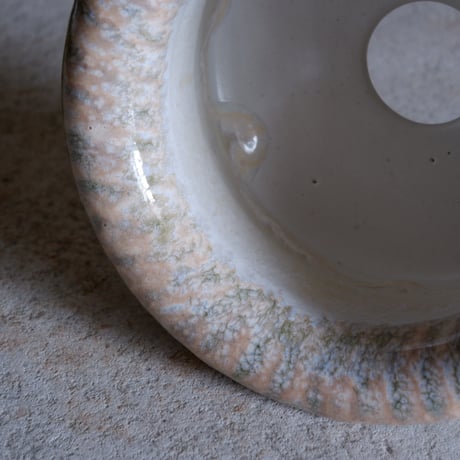 Φ12(in8.3)×h6.8㎝ zircon(pink gray) pot  H686