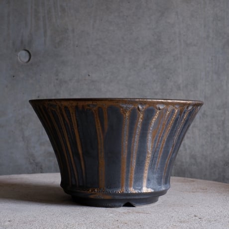 Φ23(in20.8)×h13.5㎝  燻bronze pot  H763