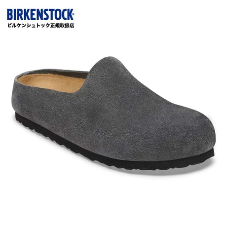 【BIRKENSTOCK】ビルケンシュトック正規取扱店 Amsterdam Wrapped スエード スエードレザー/チャコール REGULAR FIT/1032542