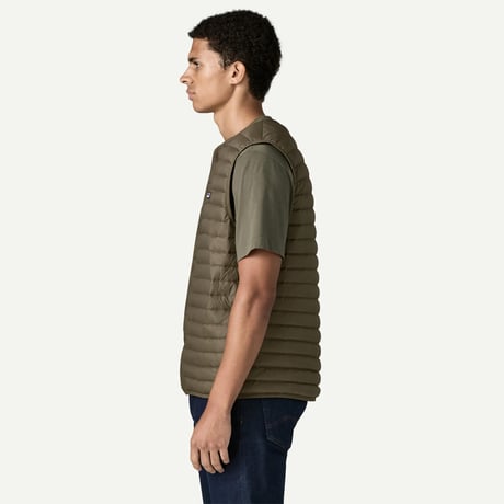 <patagonia>メンズ・ライトウェイト・ダウン・セーター・ベスト/Basin Green/BSNG/31915