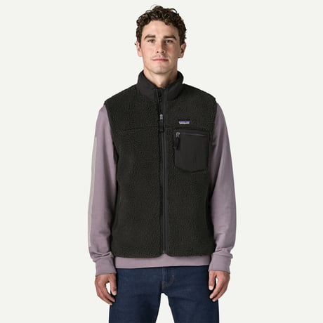 <patagonia>メンズ・クラシック・レトロX・ベスト/ Black w/Black/BOB/23049