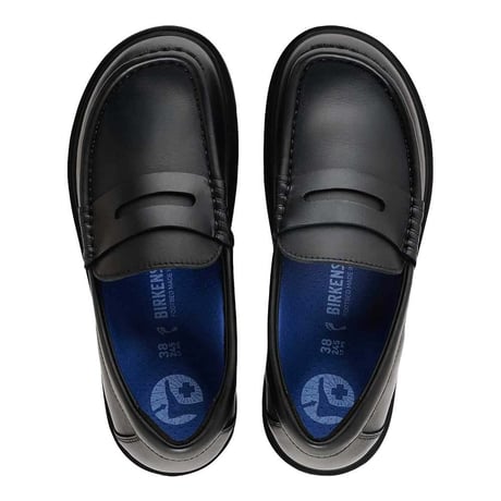 【BIRKENSTOCK】ビルケンシュトック正規取扱店 Highwood Loafer ハイウェッド ローファー ナチュラルレザー /ブラック REGULAR FIT/1032594