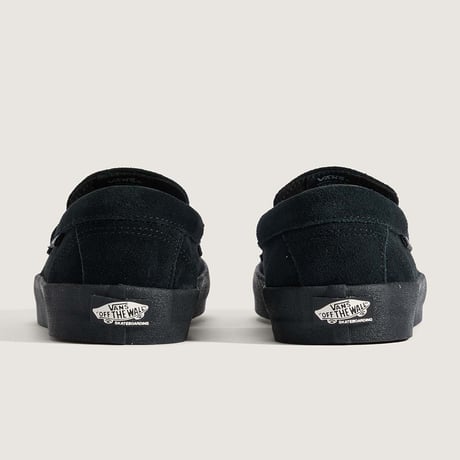 <VANS【ヴァンズ】>スケート ローファー スエード/ BLACK/BLACK/VN000VA6BKA