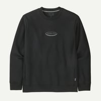 <patagonia>メンズ・'95 オーバル・ロゴ・アップライザル・クルー・スウェットシャツ/Black/BLK/39728