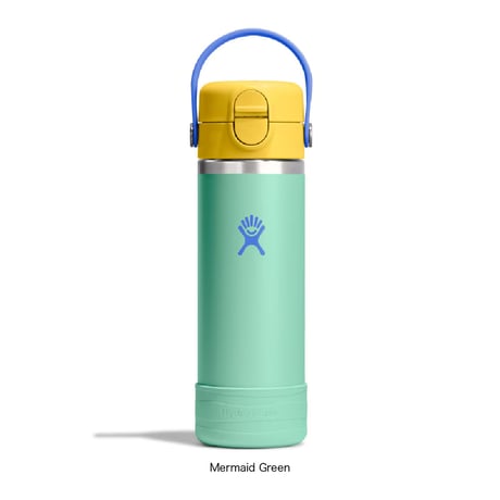 <Hydro Flask>18 oz Kids Wide Mouth Covered Cap/532ml/Mermaid Green/890219