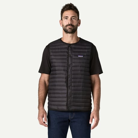 <patagonia>メンズ・ライトウェイト・ダウン・セーター・ベスト/Black/BLK/31915