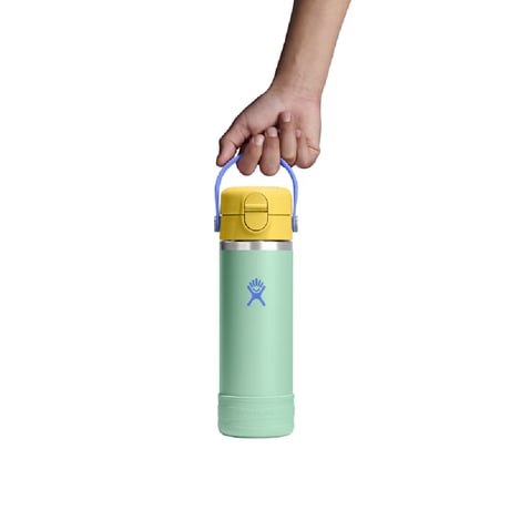 <Hydro Flask>18 oz Kids Wide Mouth Covered Cap/532ml/Cloud Pink/890219