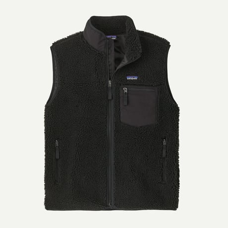 <patagonia>メンズ・クラシック・レトロX・ベスト/ Black w/Black/BOB/23049
