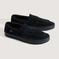 <VANS【ヴァンズ】>スケート ローファー スエード/ BLACK/BLACK/VN000VA6BKA