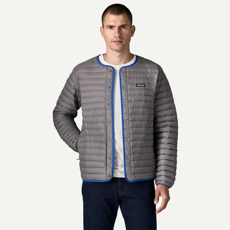<patagonia> メンズ・ライトウェイト・ダウン・セーター・カーディガン/Noble Grey/NGRY/31900