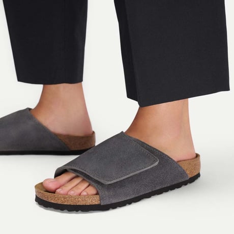 【BIRKENSTOCK】ビルケンシュトック正規取扱店 Solana VL / ソラナ スエード スエードレザー/チャコール REGULAR FIT/1031614