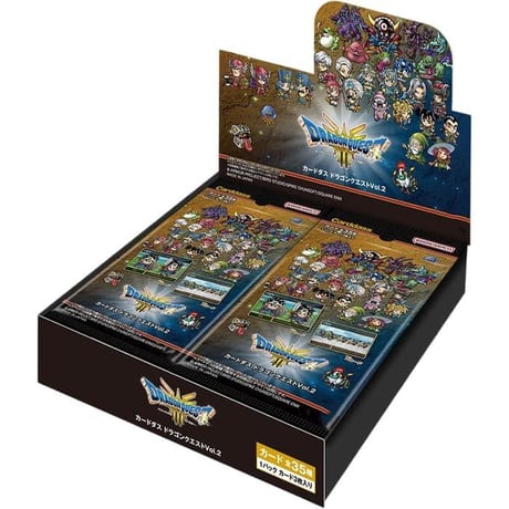 【未開封品】【バンダイ】カードダス ドラゴンクエスト Vol.2 20パック入りBOX