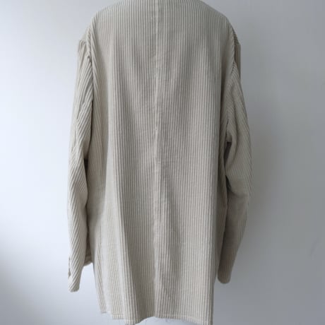 corduroy  cut-edge jacket