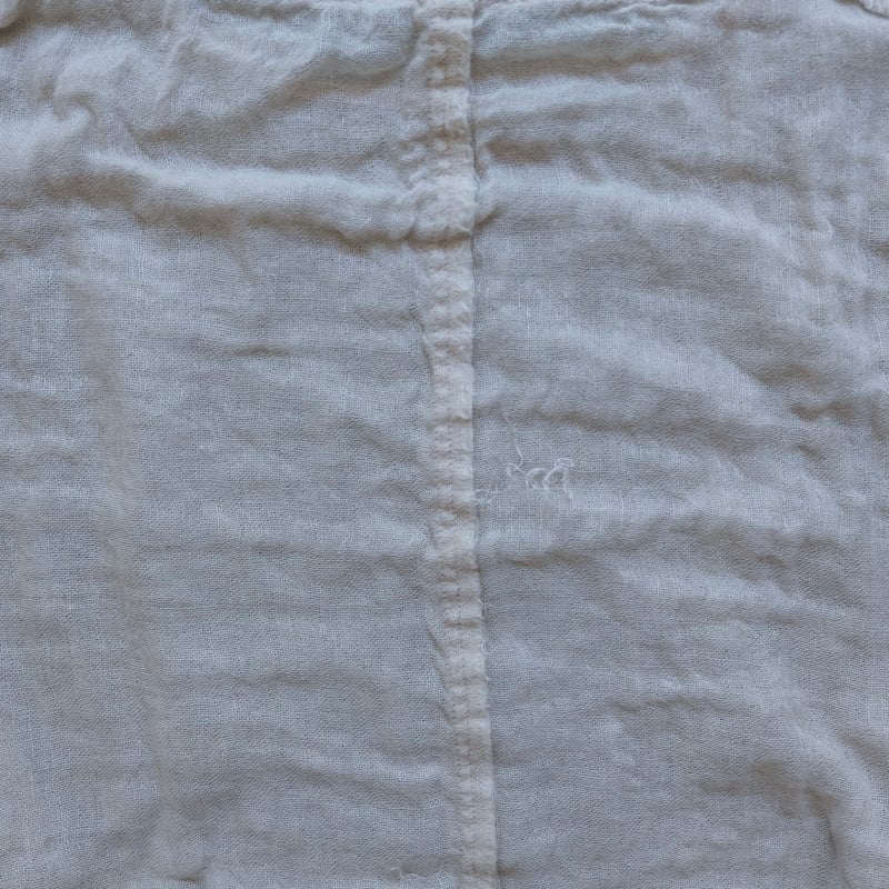 wool linen gawze top | ERiKOKATORi