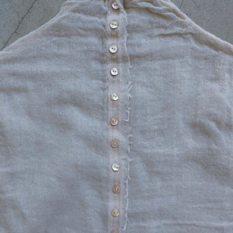 wool limen gawze high neck top