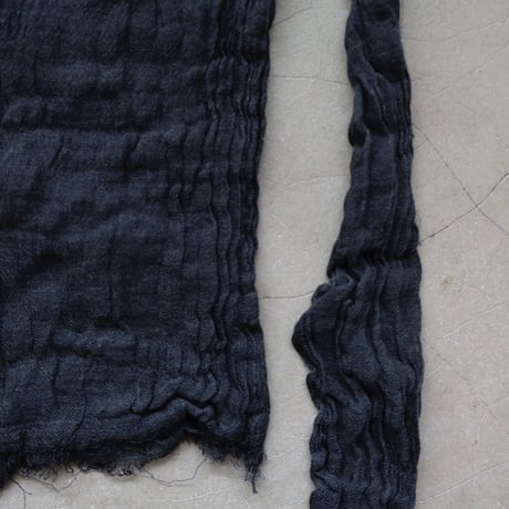 wool limen gawze high neck top
