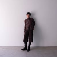wool sheer high neck top
