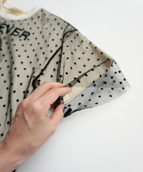Dot tulle Mona Liza T-shirts