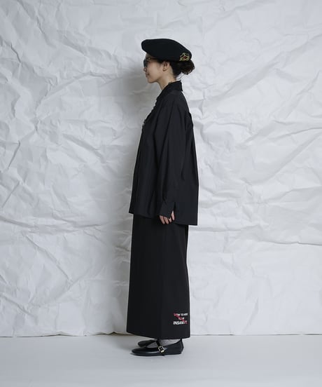 Long point flower collar shirts