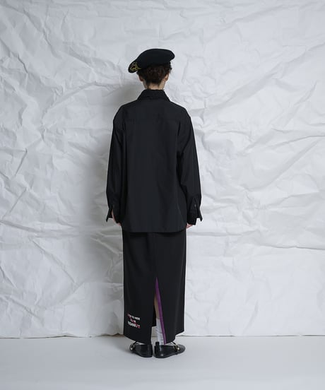 Long point flower collar shirts