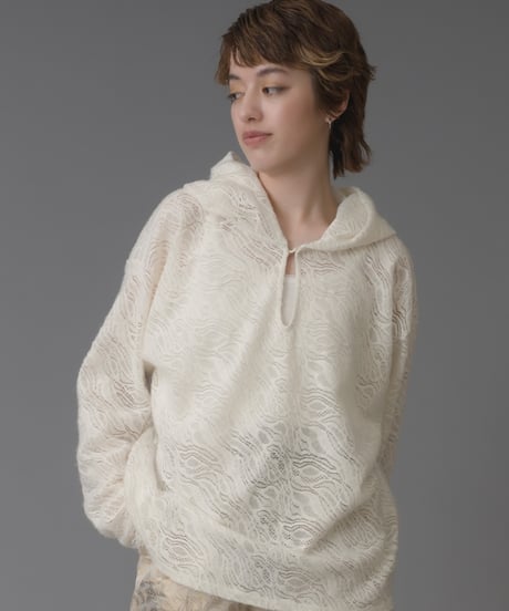 Lace foodie pullover