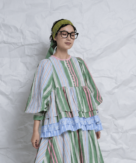 Randam Stripe Blouse