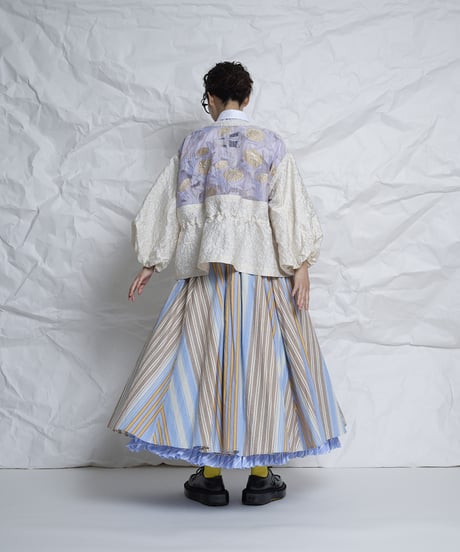 Randam stripe 2way Skirt