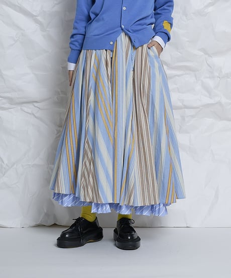 Randam stripe 2way Skirt