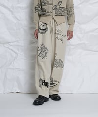 Original 10th Anniversary  printed pants