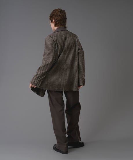 Check wool chic Jacket