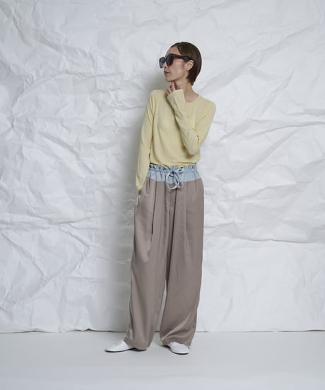 Stain Side line Pants