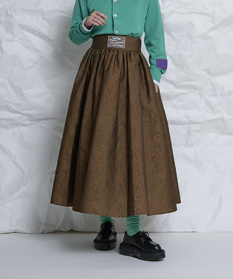 Flower Jacquard 2way Skirt