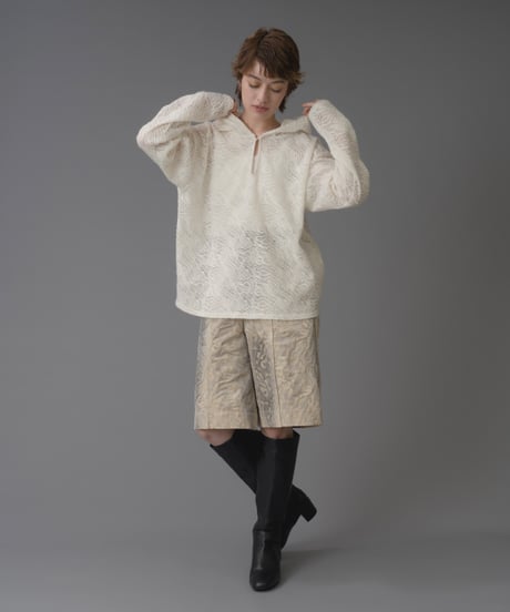 Lace foodie pullover