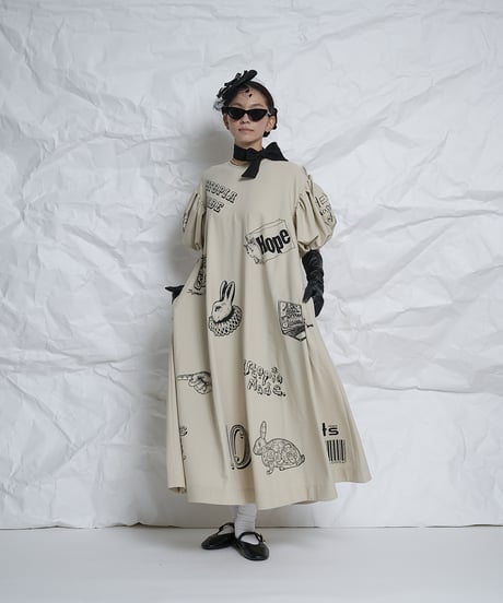 Original 10th Anniversary printed dress