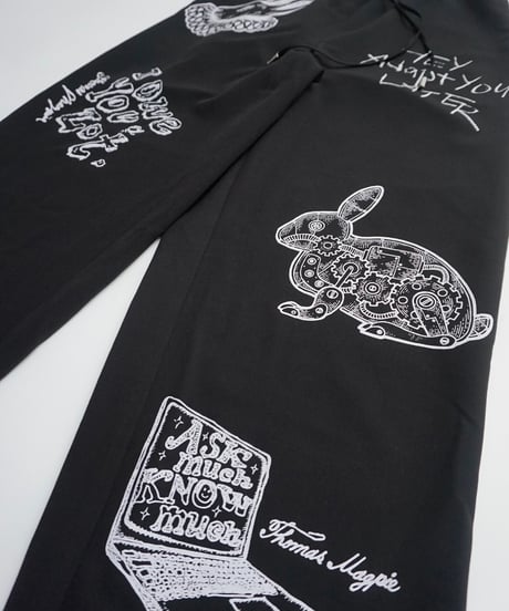 Original 10th Anniversary  printed pants